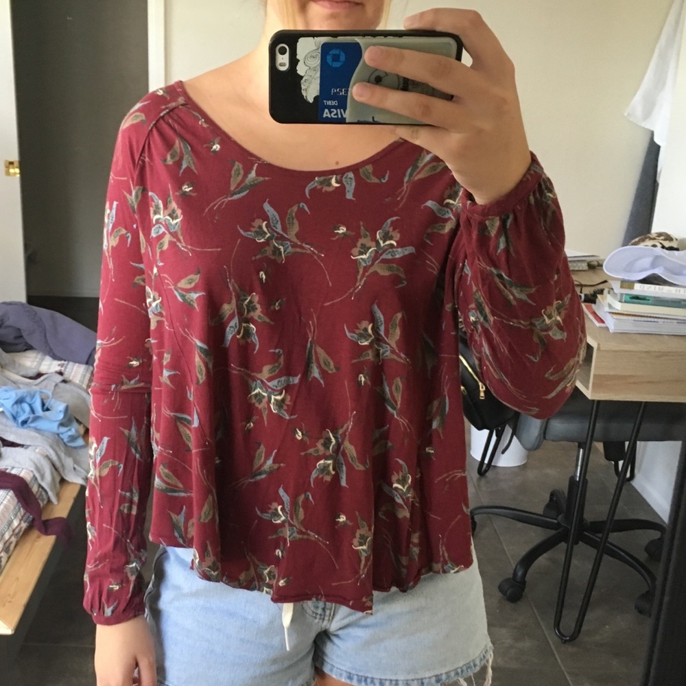 Free People Open-Back Sweater